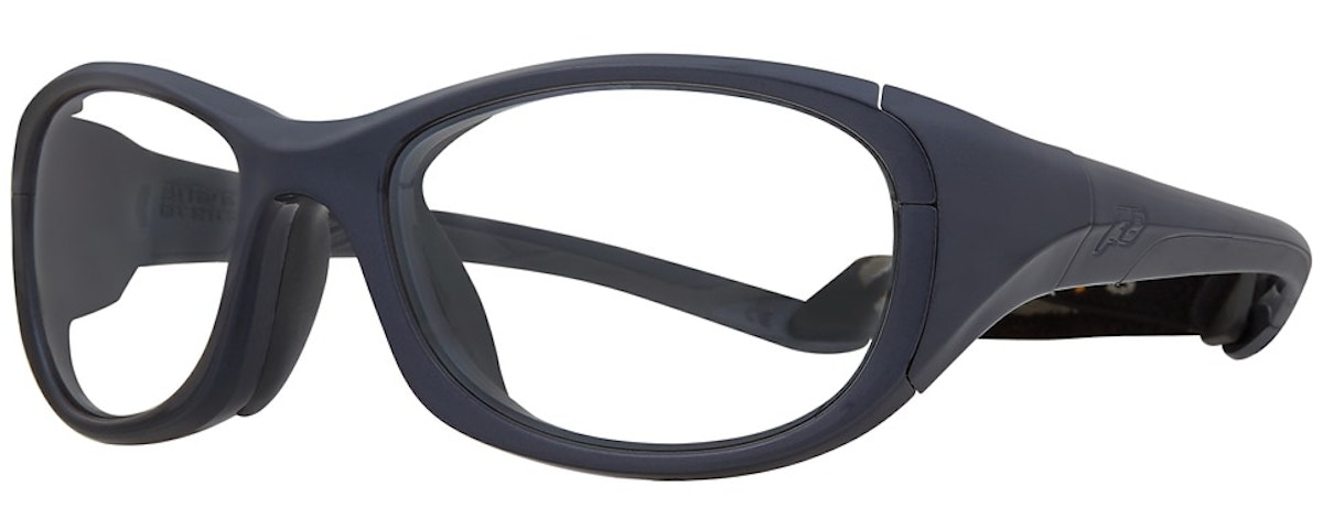 Navy Blue / Clear With Silver Flash Mirror