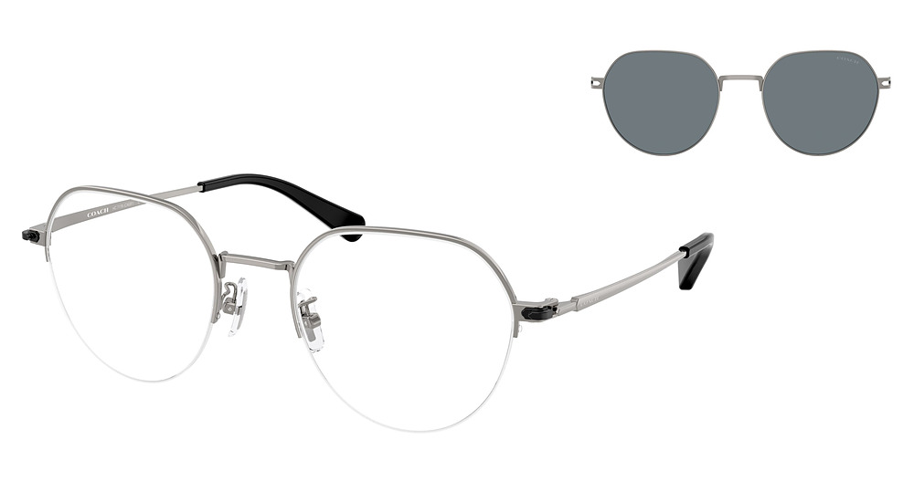 SHINY GUNMETAL / GREY SOLID