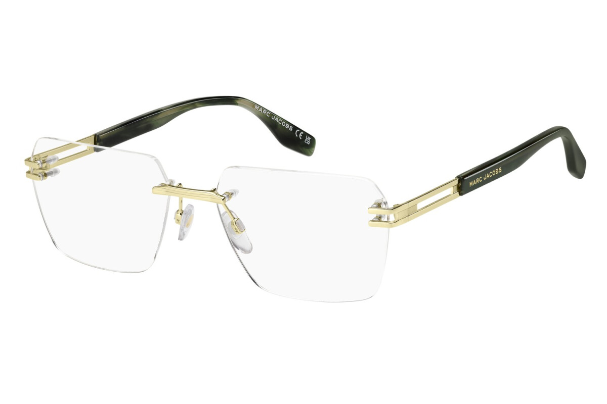 Marc Jacobs MARC 841 rectangle eyeglasses in Gold Blck