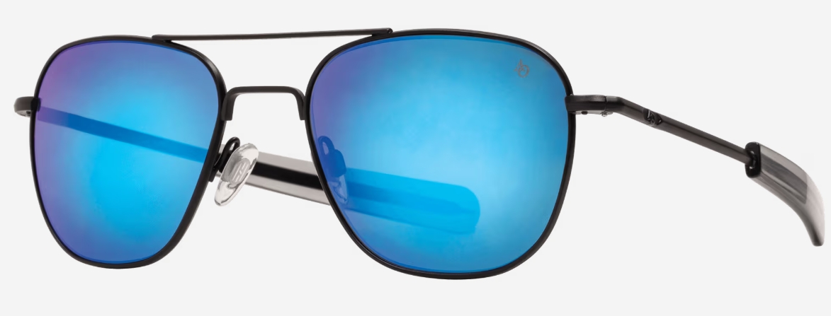 Black / Blue Mirror Glass