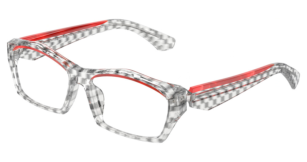 DAMIER BLACK TRANSP/ROUG