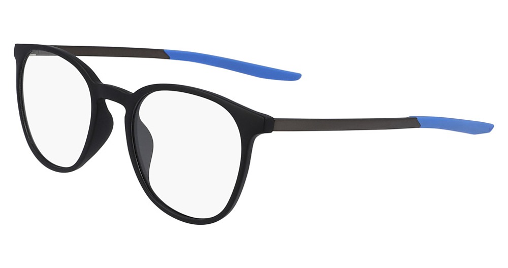 (008) MATTE BLACK/PACIFIC BLUE