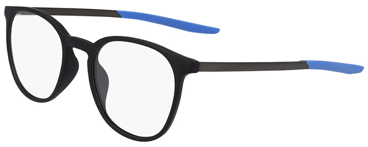 (008) MATTE BLACK/PACIFIC BLUE