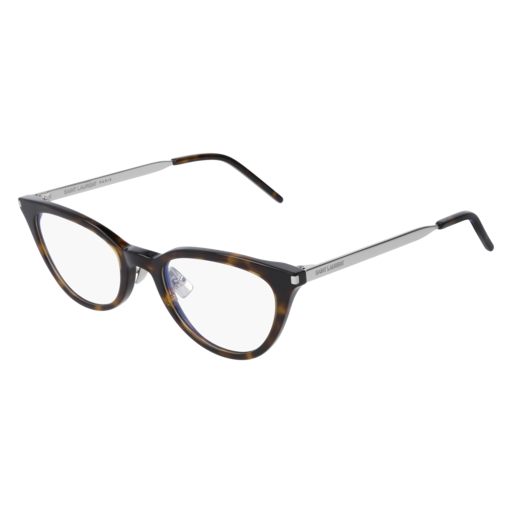 Saint Laurent SL 264 square eyeglasses in Silver
