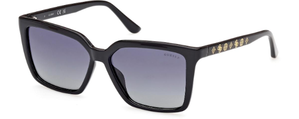 shiny black / smoke polarized