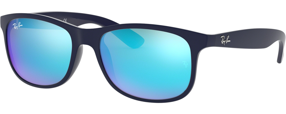 SHINY BLUE ON MATTE TOP