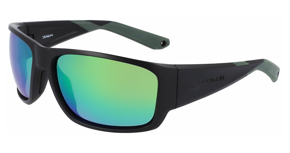 (045) MATTE BLACK/LL GREEN ION POLAR