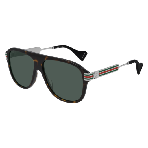 Gucci GG0587S rectangle sunglasses in Havana