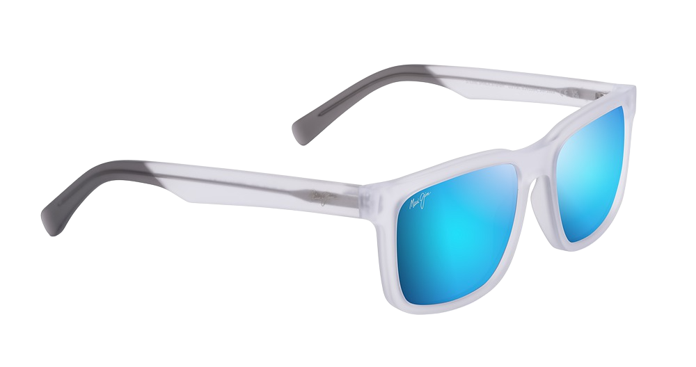 Crystal w/Dark Grey Tips / Blue Hawaii