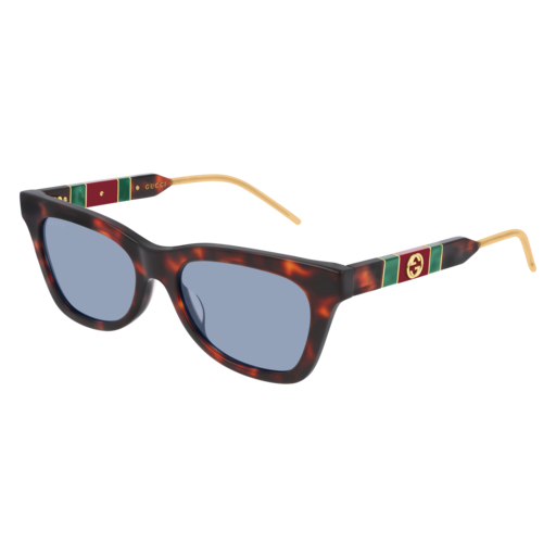 Gucci GG0598S square sunglasses in Havana