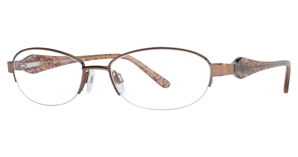 Satin Brown/Clear & Brown