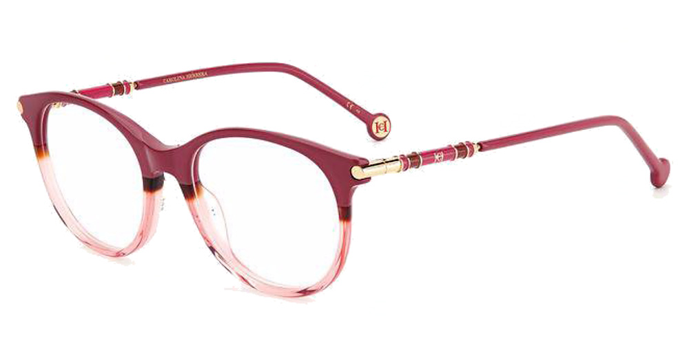 Carolina Herrera CH 0026 rectangle eyeglasses in Cherrhav