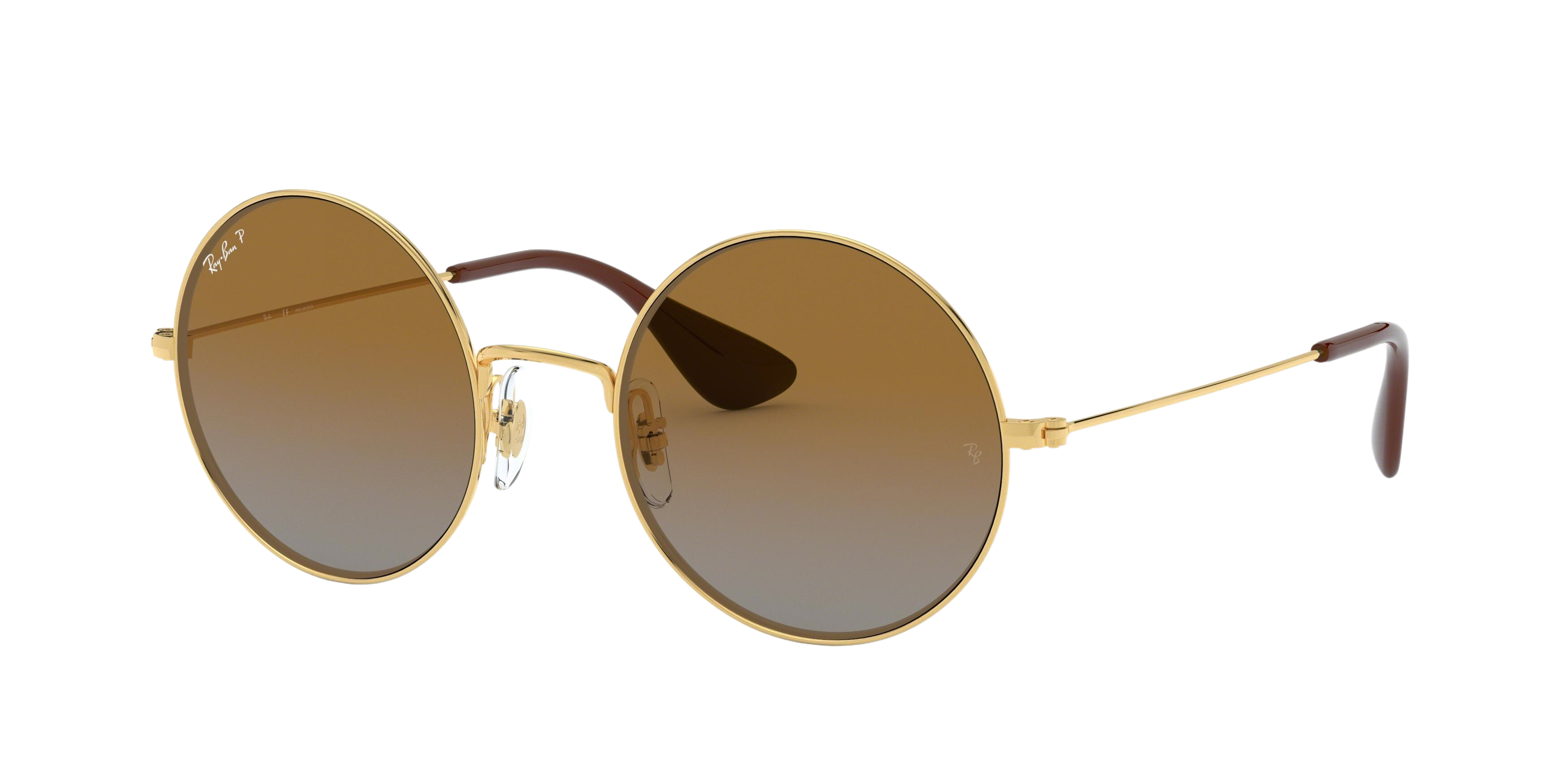 Ray-Ban RB3592 round sunglasses in Gold
