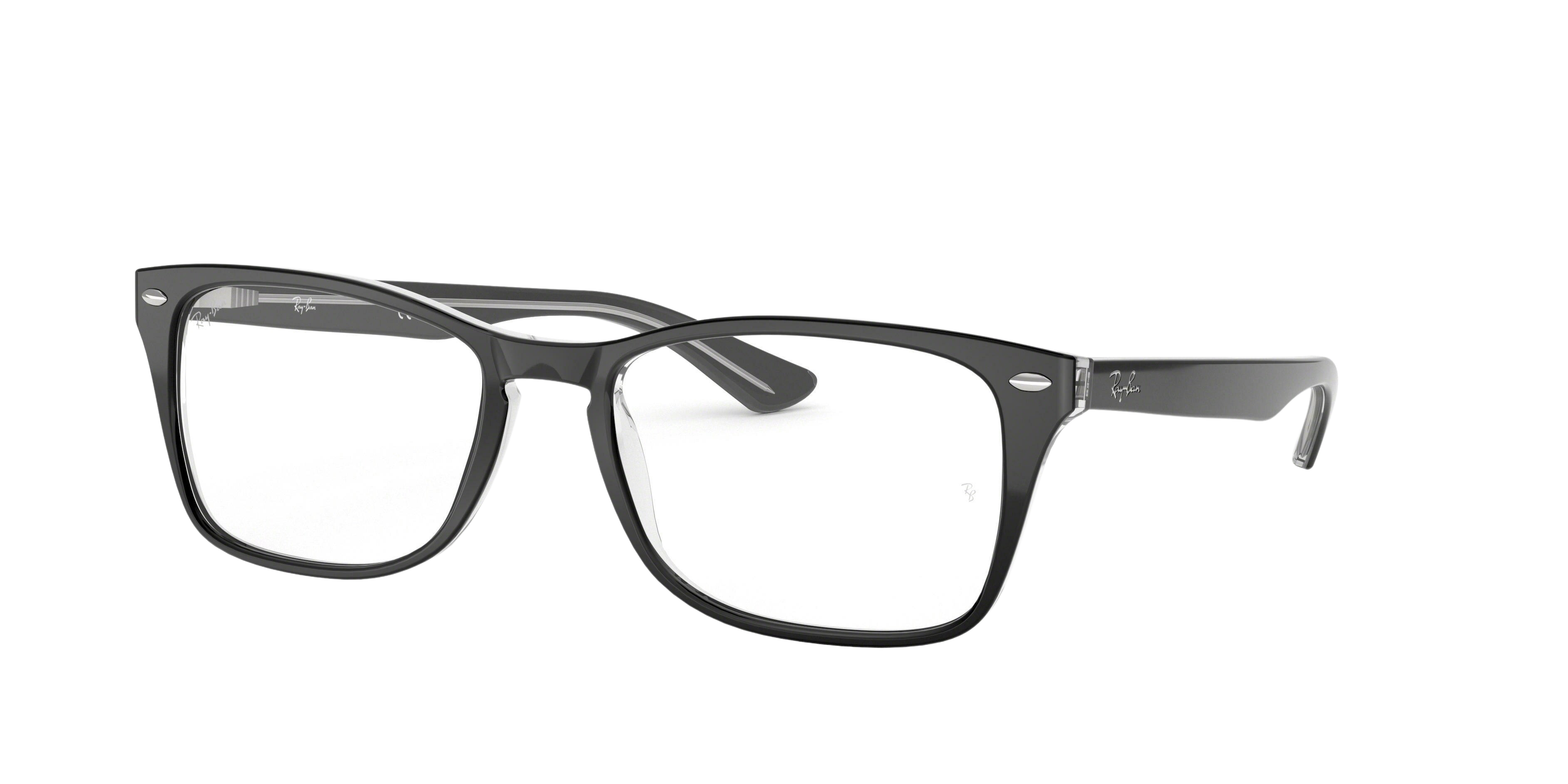 TRANSPARENT ON TOP BLACK