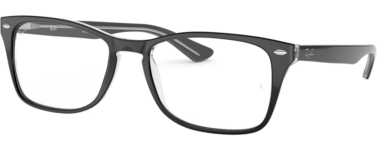 TRANSPARENT ON TOP BLACK