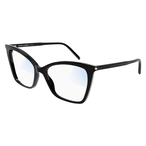 Saint Laurent SL 386 SUN cateye eyeglasses in Black Black Transparent