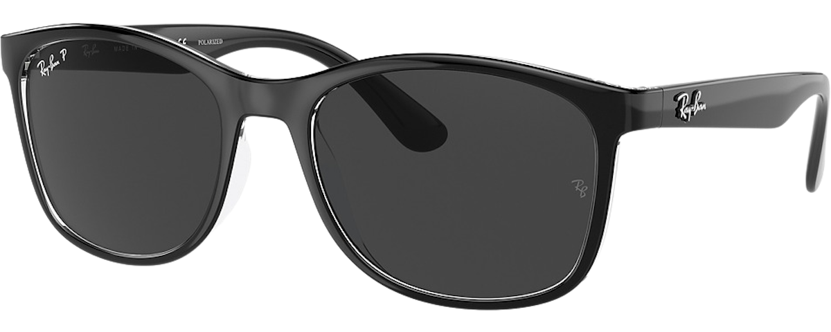 BLACK ON TRANSPARENT / POLAR BLACK