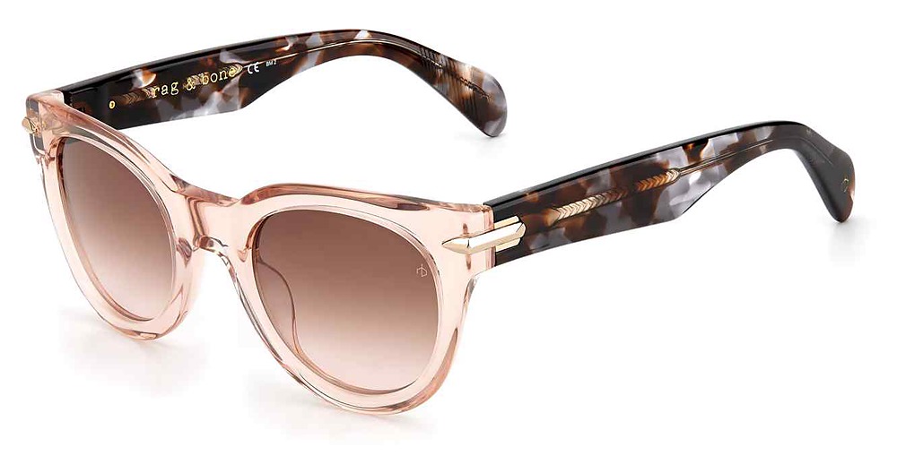 Peach / Brown Pink Grad