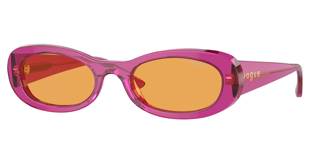 TRANSPARENT VIOLET / ORANGE
