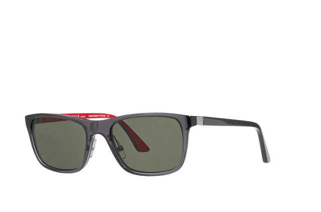 Dark Mauve Grey with Grey Green Lenses