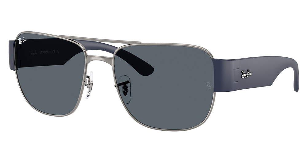 GUNMETAL / BLUE
