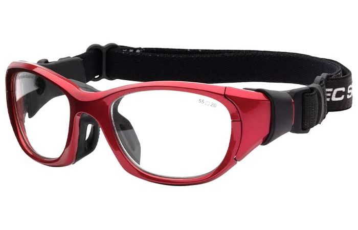 Shiny Crimson / Clear with Silver Flash