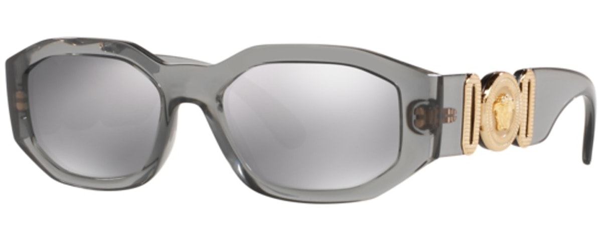 TRANSPARENT GREY / LIGHT GREY MIRROR SILVER 80