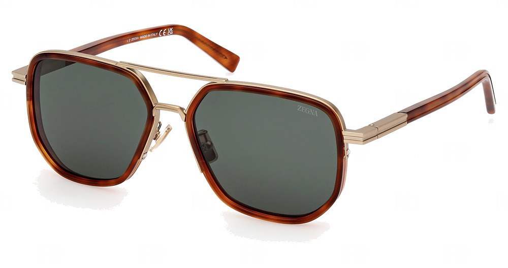dark havana / green
