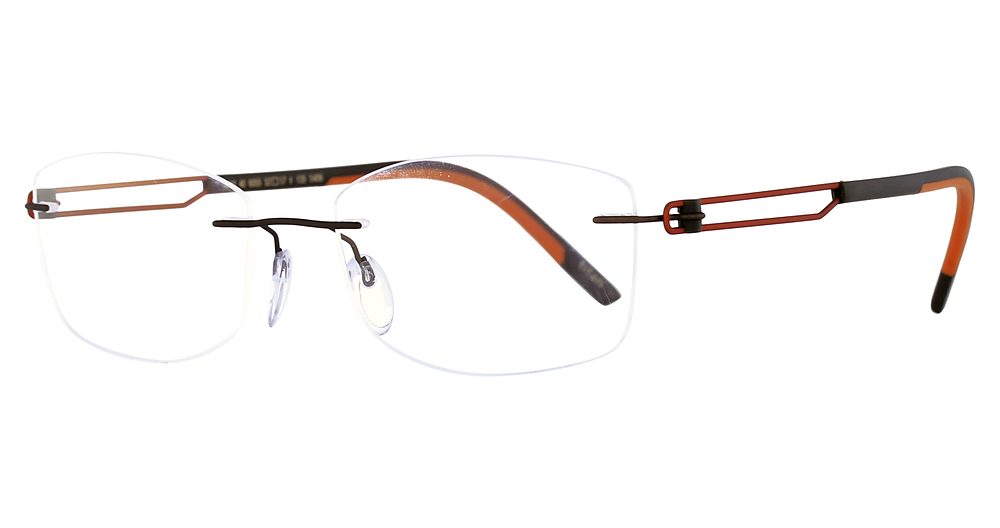 russet orange/olive