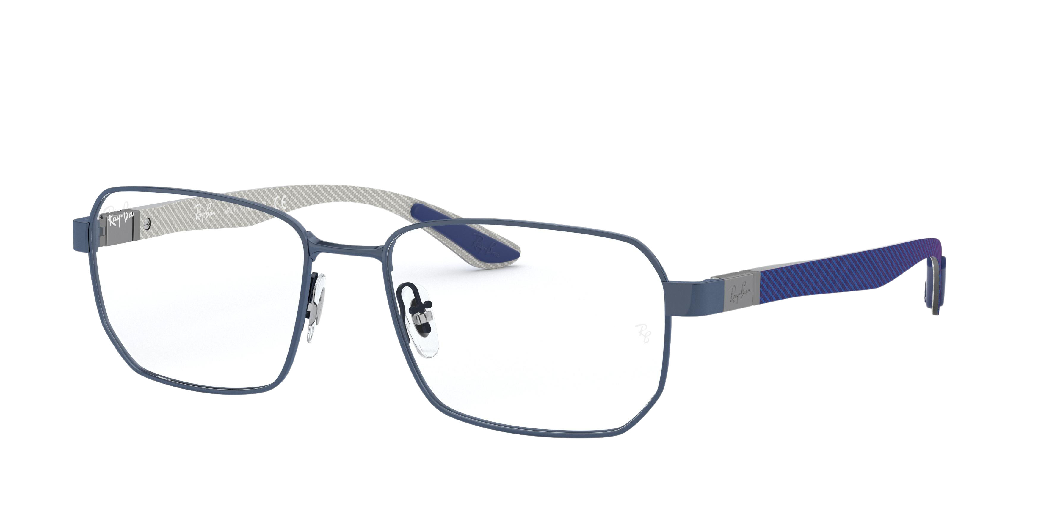 Ray-Ban RX8419 square eyeglasses in Blue