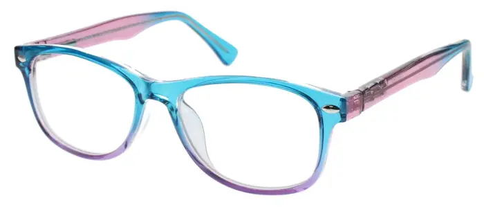 TEAL PURPLE FADE