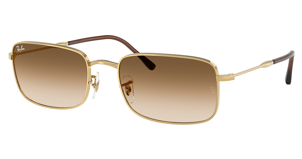 Ray-Ban RB3746 rectangle sunglasses in Arista/Clear Gradient Brown