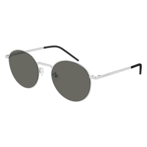 Saint Laurent SL 250 SLIM aviator sunglasses in Silver