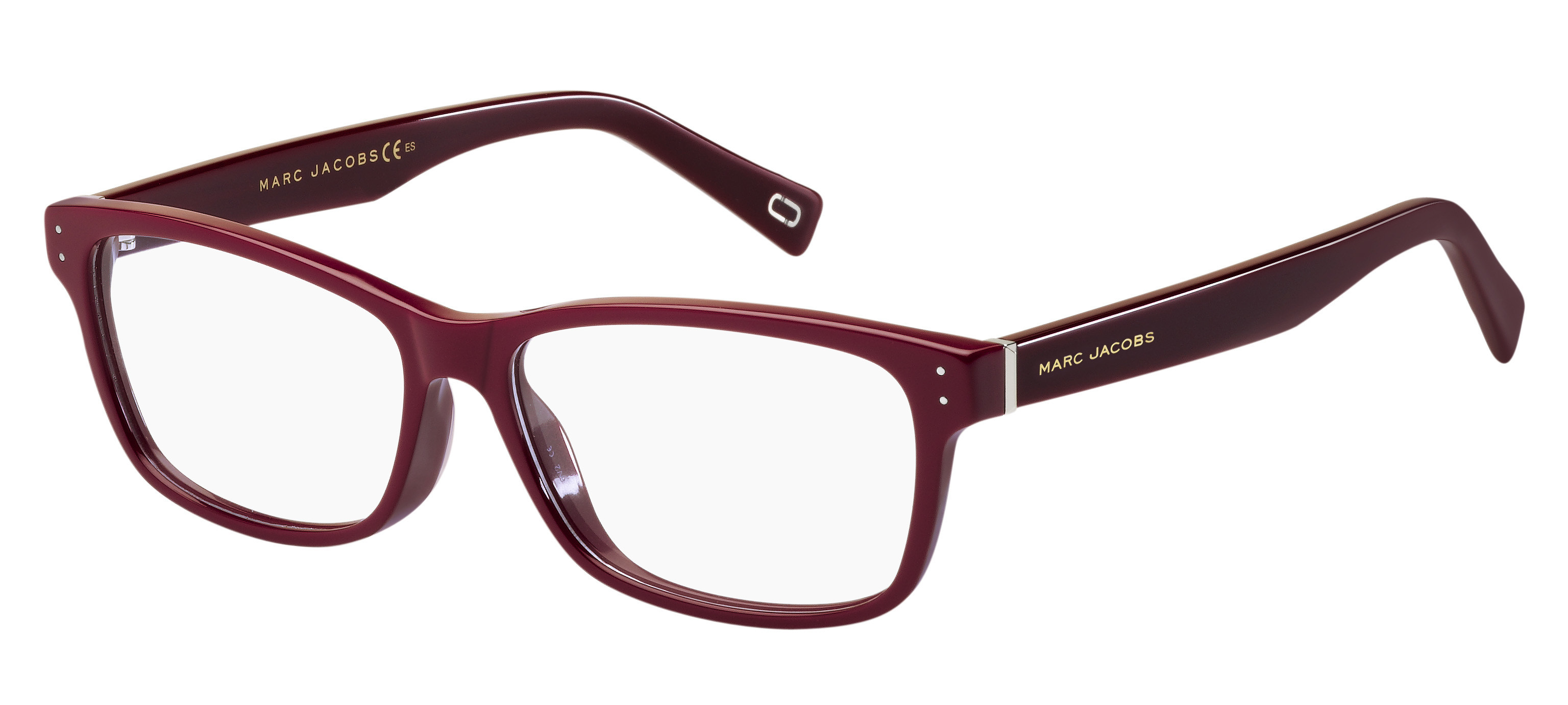 Marc Jacobs Marc 127 rectangle eyeglasses in Burgundy
