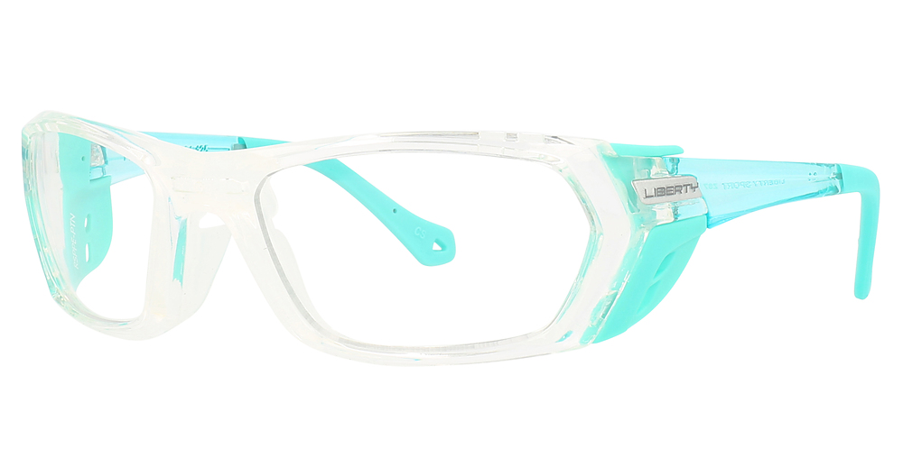 Shiny Clear Turquoise / Clear Anti-Fog