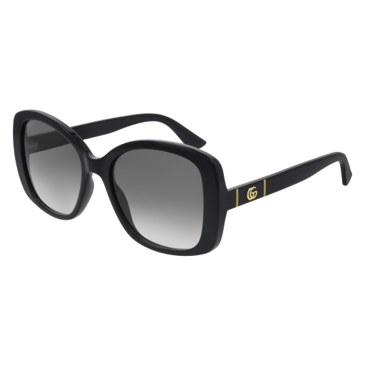 Gucci GG0762S round sunglasses in Black Black Grey/Cr 39