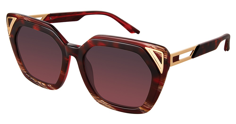 BURGUNDY-HORN-GOLD
