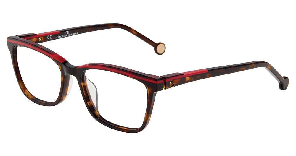 Carolina Herrera VHE836L cateye eyeglasses in Tortoise 0722