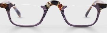 74 - Dark Grey Crystal w/Aminal Print Lamination Front with Aminal Print Temples