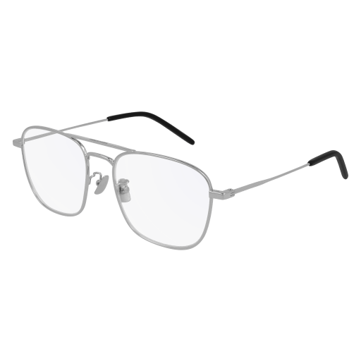 Saint Laurent SL 309 OPT rectangle eyeglasses in Silver Silver Transparent