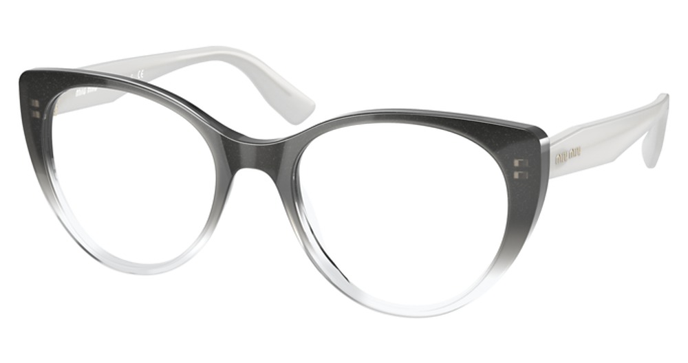 Miu Miu MU 06TVA cateye eyeglasses in Black Gradient