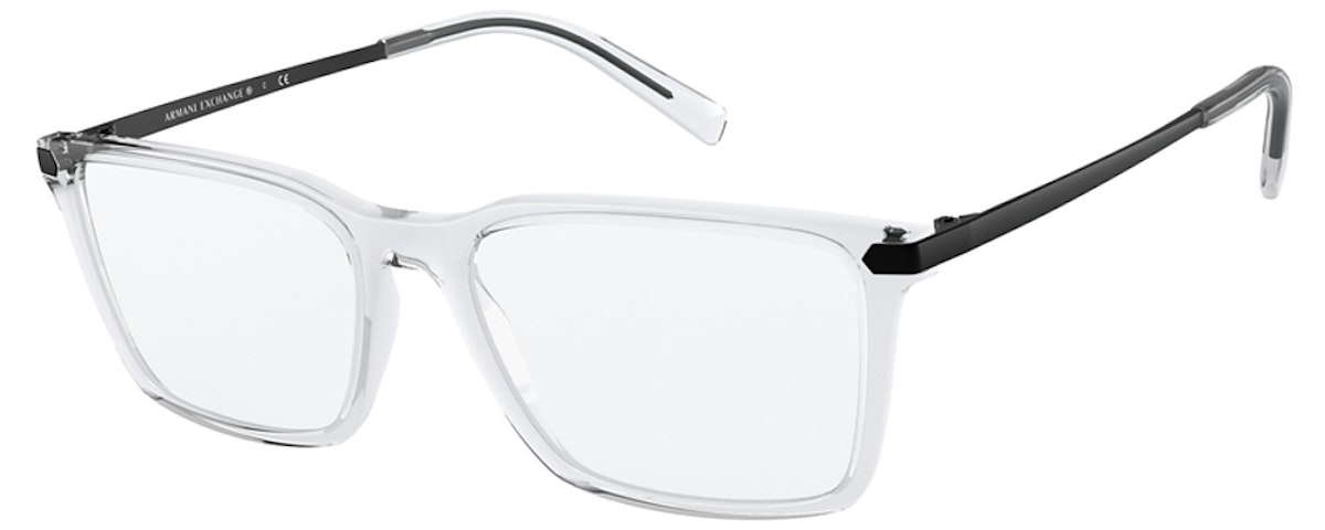 Armani exchange clear glasses best sale