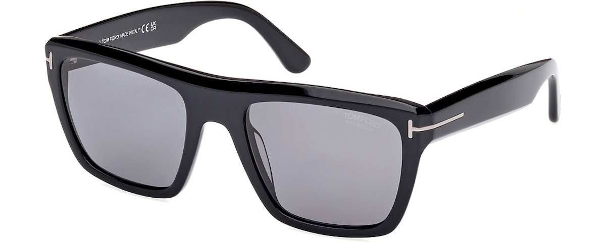 shiny black / smoke polarized