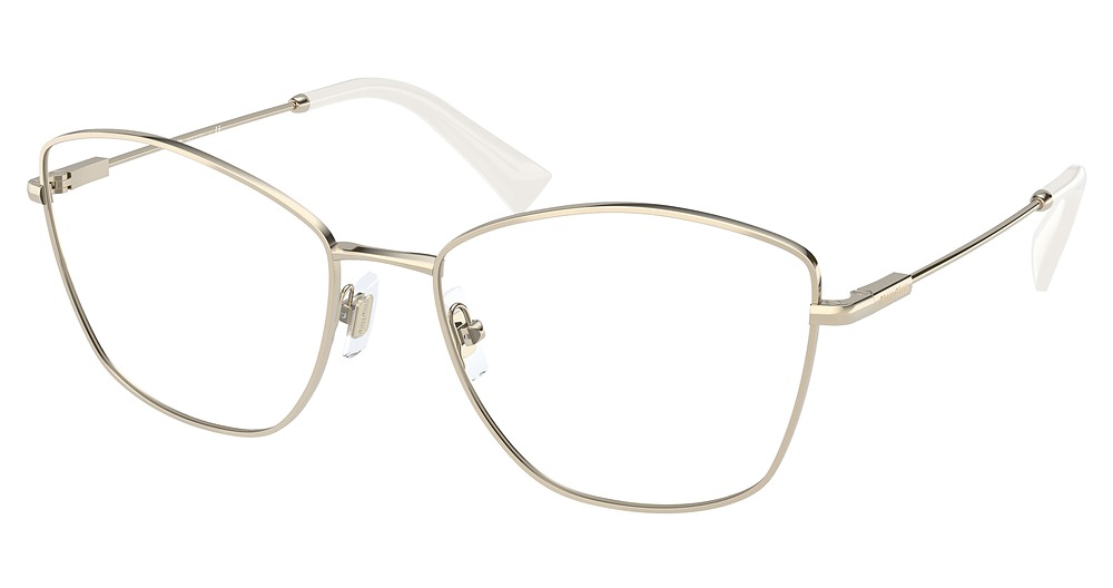 Miu Miu MU 52UV cateye eyeglasses in Pale Gold