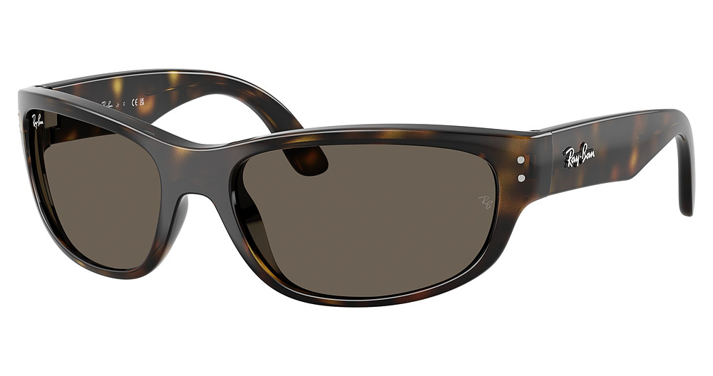 Ray-Ban RJ9189S rectangle sunglasses in Havana/Brown