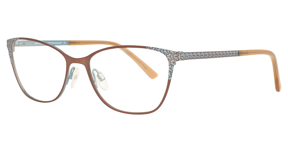 Copper Brown & L. Blue Trim