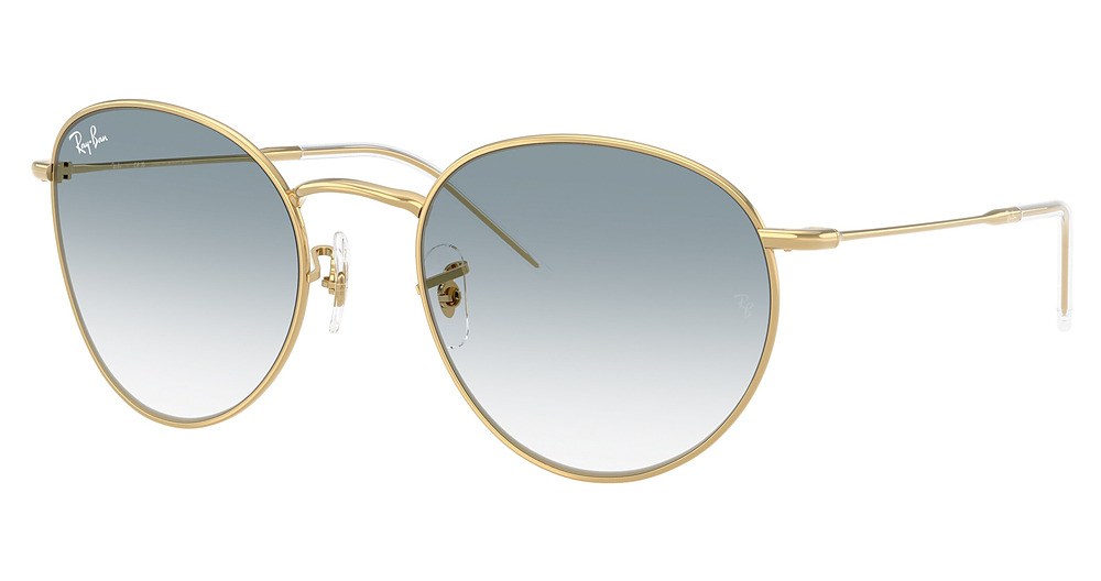 Ray-Ban RBR0103S ROUND REVERSE round sunglasses in Arista/Clear Gradient Blue