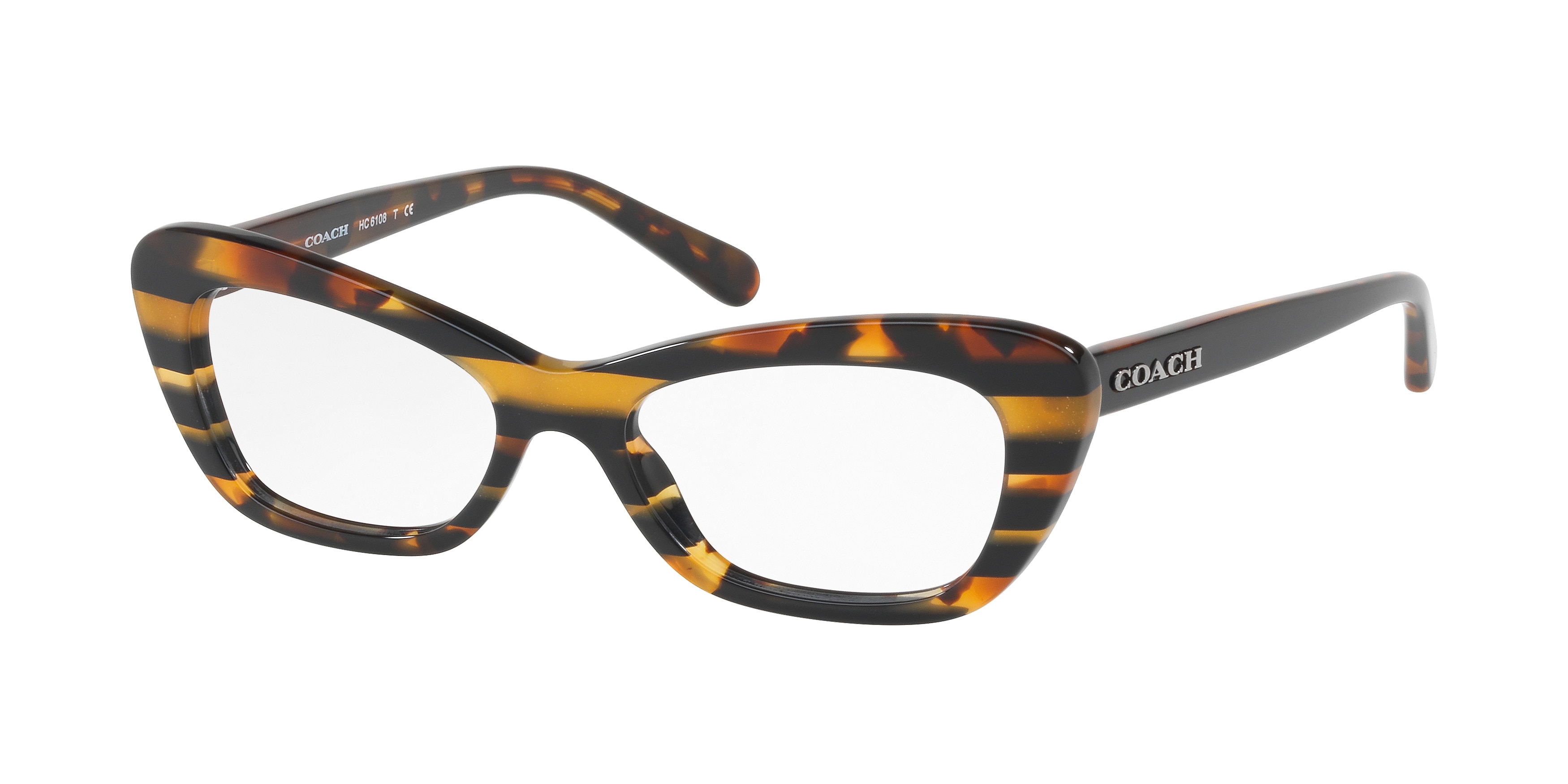 BLK AMBER GLTR VARSITY STRIPE
