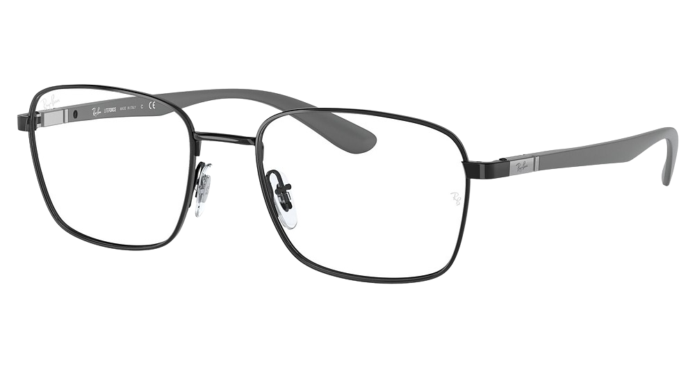 Ray-Ban RX6478 rectangle eyeglasses in Black
