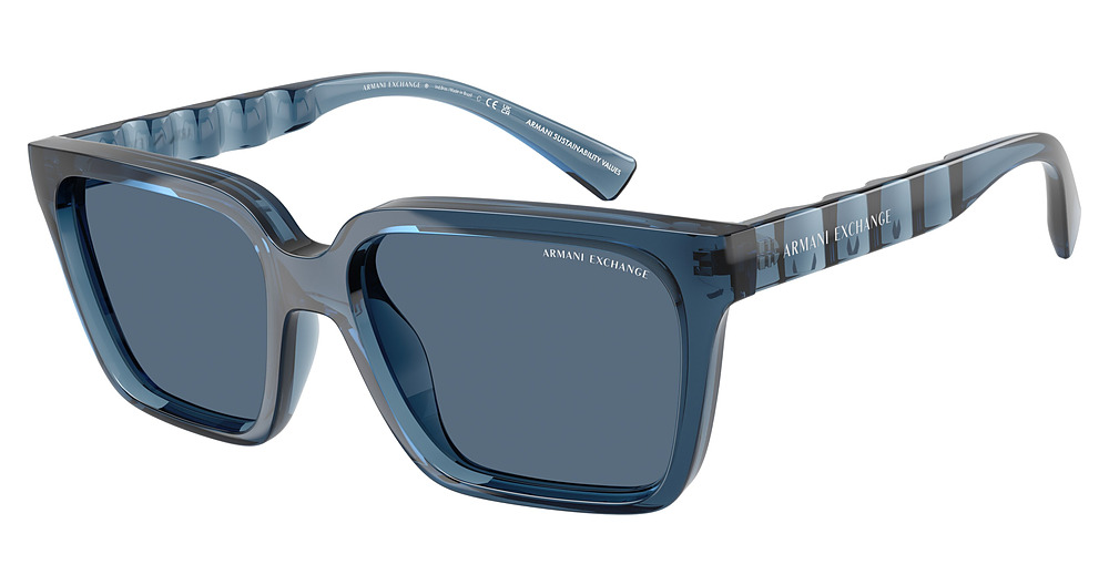 SHINY TRANSPARENT BLUE / DARK BLUE